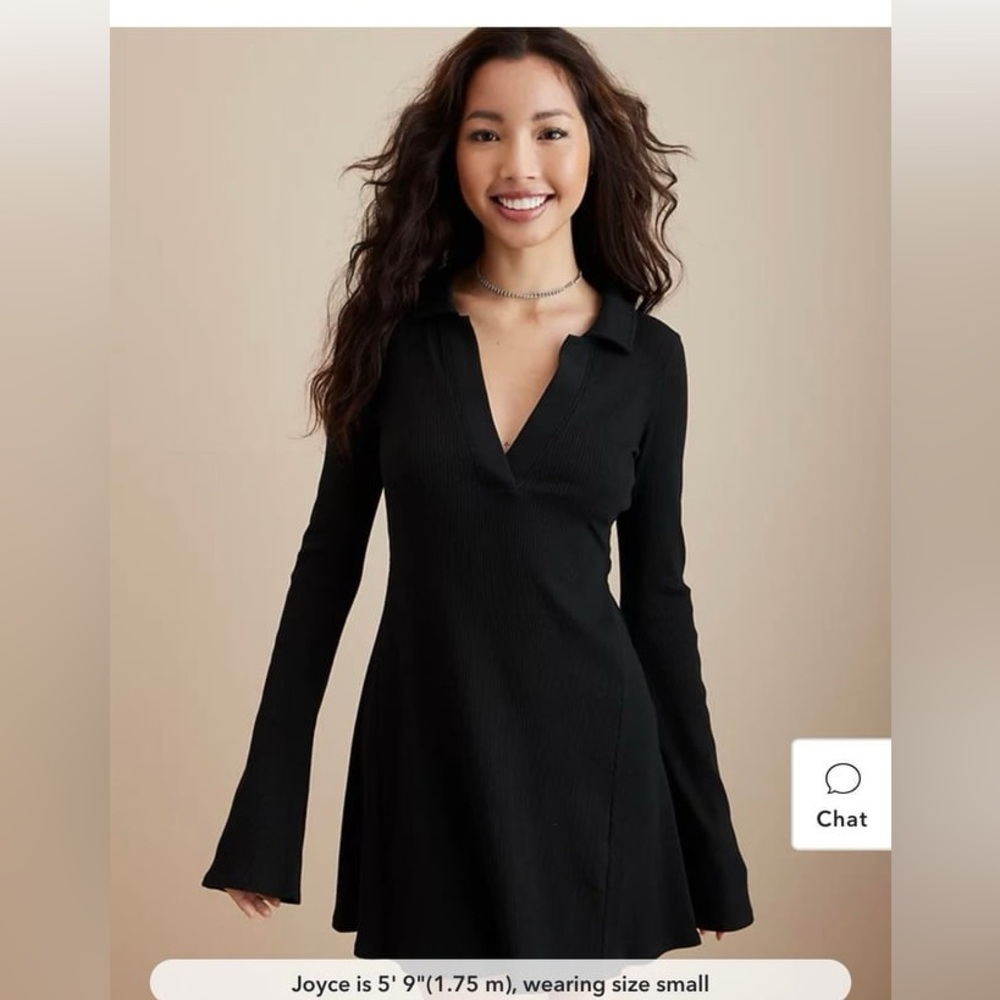 AE | Collared Knit Mini Dress